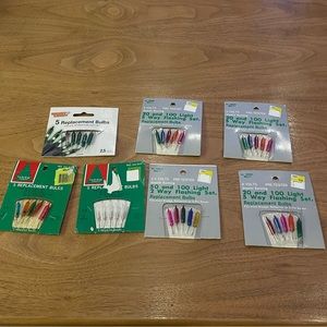 7 packs Christmas light replacement bulbs